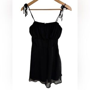G. Elegant Black Sleeveless Mini Dress size S